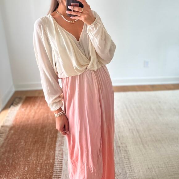 Free People Ombré Pebble Beach Maxi High Low Dress - Picture 4 of 5